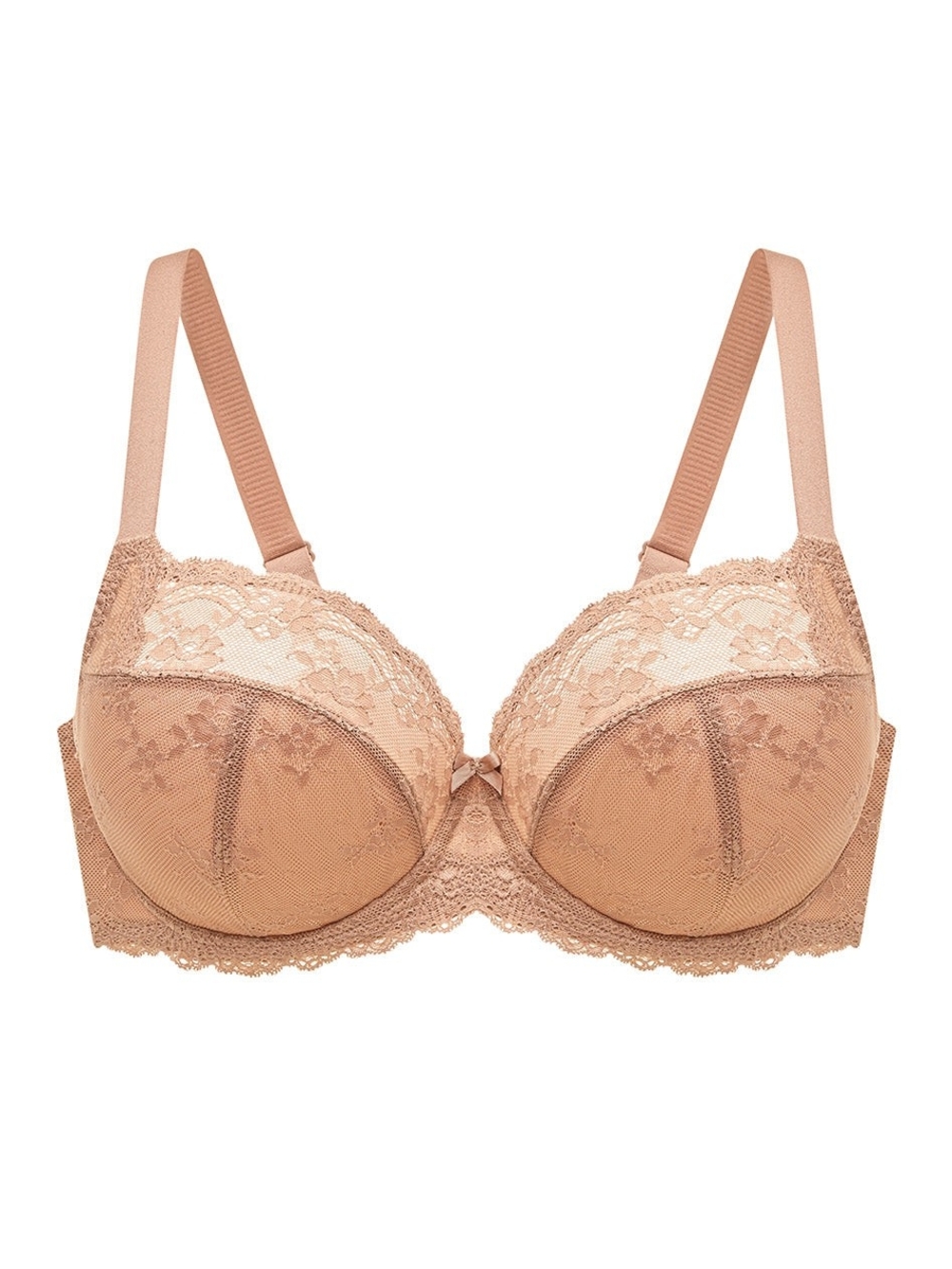 Understance Georgia FlexWire Balconette Bra Cafe au Lait 34H 34I